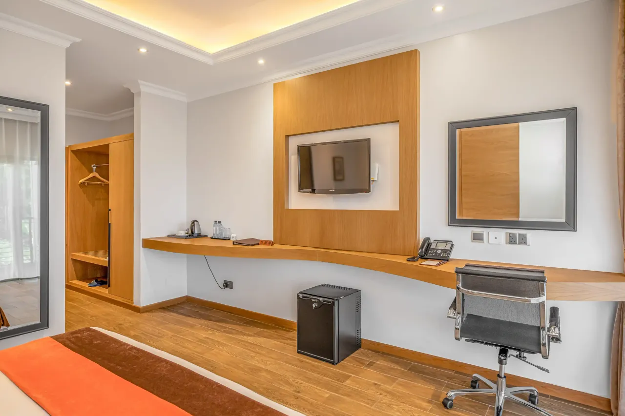 Executive Deluxe Room - work area and seating space