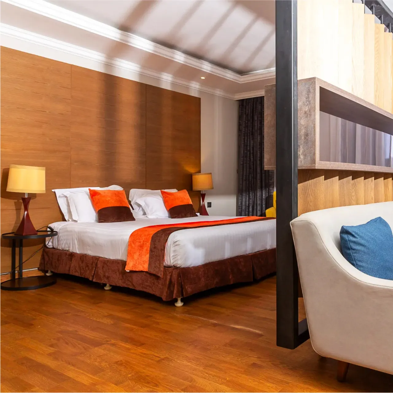 One Bedroom Suite - comfortable bedroom with queen bed